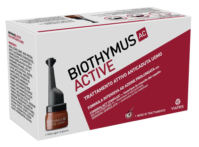 BIOTHYMUS AC ACTIVE TRATTAMENTO ATTIVO ANTICADUTA UOMO 10 FIALE 3,5 ML - Gruppofarmastore.it