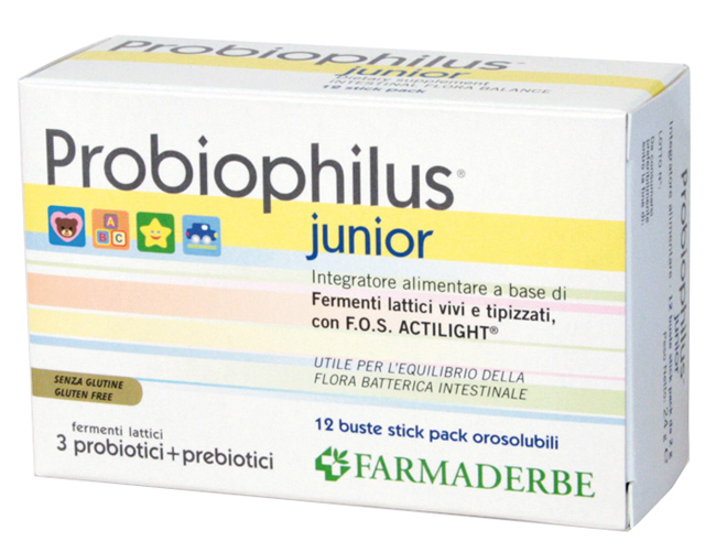 PROBIOPHILUS JUNIOR 12 BUSTINE 24 G - Gruppofarmastore.it