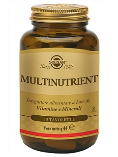 MULTINUTRIENT SOLGAR 30 TAVOLETTE - Gruppofarmastore.it