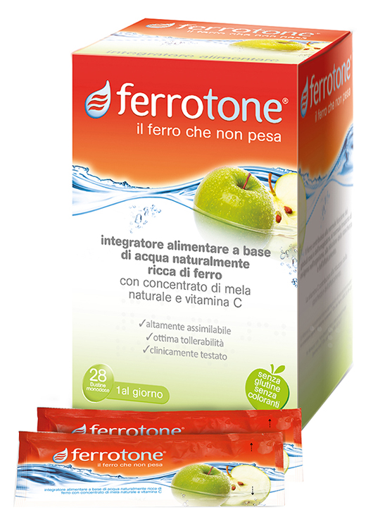 FERROTONE APPLE 28 SACCHETTI 25 ML - Gruppofarmastore.it