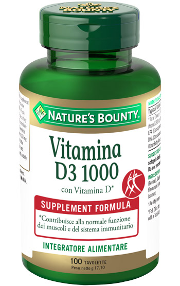 VITAMINA D3/1000 100 TAVOLETTE - Gruppofarmastore.it