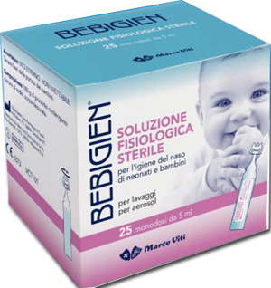 BEBIGIEN SOLUZIONE FISIOLOGICA STERILE 25 FLACONCINI MONODOSE DA 5 ML - Gruppofarmastore.it