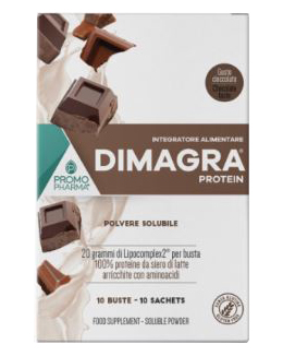 DIMAGRA PROTEIN CIOCCOLATO 10 BUSTE - Gruppofarmastore.it