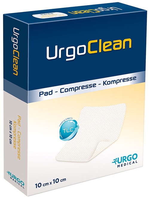 MEDICAZIONE TNT ASSORBENTE GELIFICANTE URGOCLEAN 10X10CM 10 PEZZI - Gruppofarmastore.it