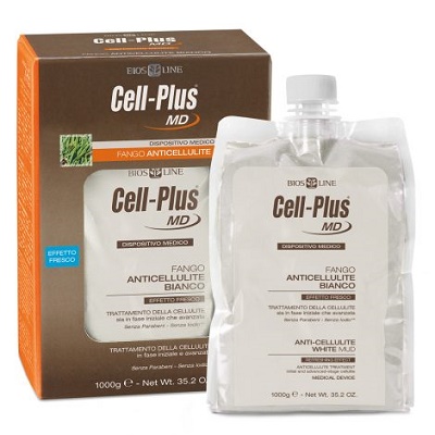 CELLPLUS MD FANGO BIANCO ANTICELLULITE EFFETTO FRESCO 1 KG - Gruppofarmastore.it