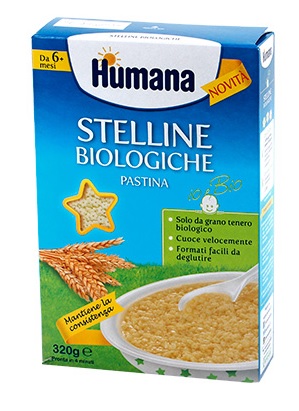 HUMANA STELLINE PASTINA BIOLOGICA 320 G - Gruppofarmastore.it