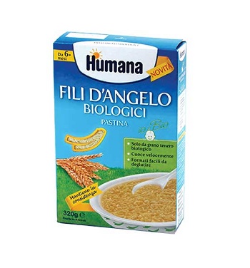 HUMANA FILI D'ANGELO PASTINA BIOLOGICA 320 G - Gruppofarmastore.it