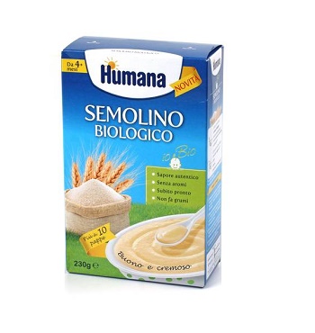 HUMANA SEMOLINO BIOLOGICO 230 G - Gruppofarmastore.it