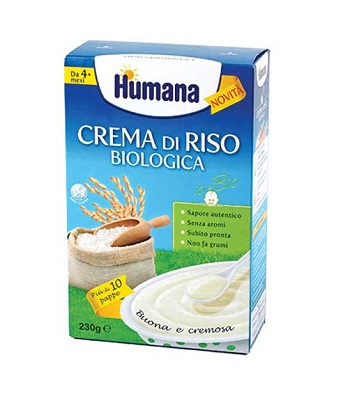 HUMANA CREMA DI RISO BIOLOGICO 230 G - Gruppofarmastore.it