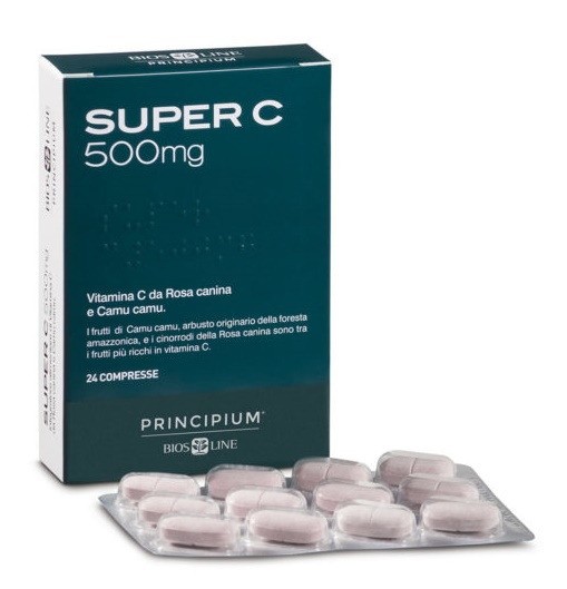 PRINCIPIUM SUPER C 500 24 COMPRESSE 24,2 G - Gruppofarmastore.it