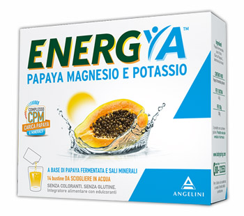 ENERGYA PAPAYA MAGNESIO POTASSIO 14 BUSTINE - Gruppofarmastore.it