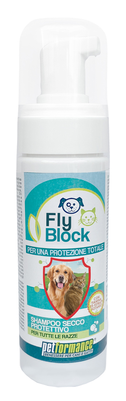FLYBLOCK SHAMPOO SECCO CANI/GATTI 150 ML - Gruppofarmastore.it