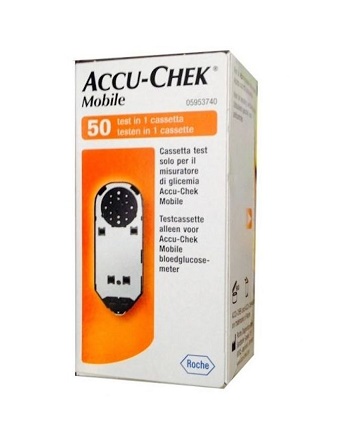 STRISCE MISURAZIONE GLICEMIA ACCU-CHEK MOBILE 50 TEST MIC 2 - Gruppofarmastore.it