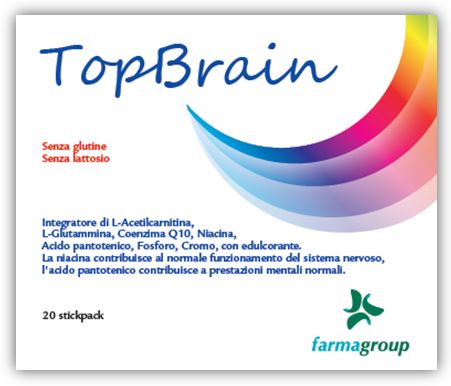 TOPBRAIN 20 STICK 4,5 G - Gruppofarmastore.it