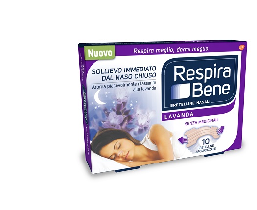 CEROTTO NASALE LAVANDA RESPIRA BENE 10 PEZZI - Gruppofarmastore.it