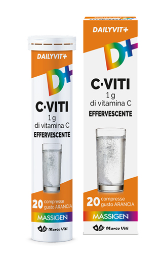 MASSIGEN VITAMINA C 1G EFFERVESCENTE 20 COMPRESSE - Gruppofarmastore.it