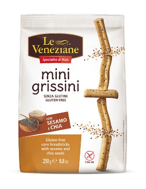 LE VENEZIANE MINI GRISSINI SESAMO E CHIA 250 G - Gruppofarmastore.it