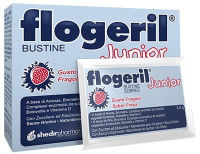 FLOGERIL JUNIOR FRAGOLA 20 BUSTINE - Gruppofarmastore.it
