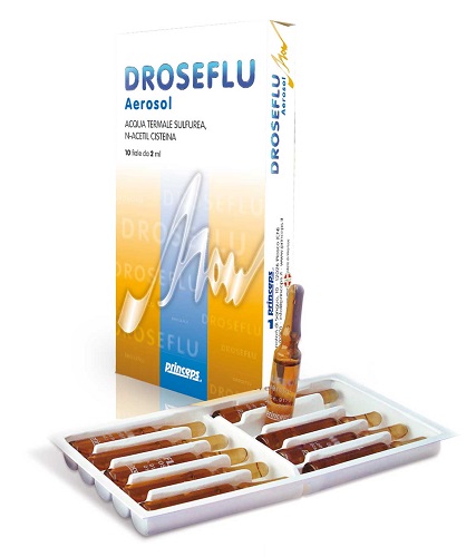 DROSEFLU FIALE AEROSOL ACQUA TERMALE SULFUREA 10 FIALE DA 2 ML - Gruppofarmastore.it