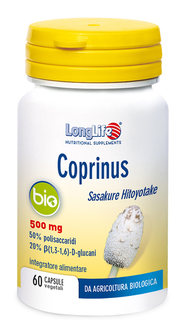 LONGLIFE COPRINUS BIO 60 CAPSULE - Gruppofarmastore.it