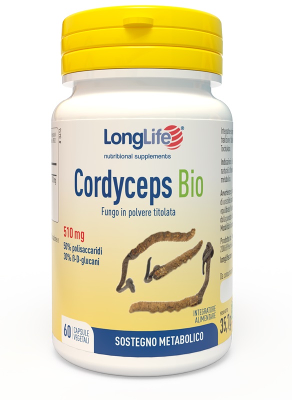 LONGLIFE CORDYCEPS BIO 60 CAPSULE - Gruppofarmastore.it