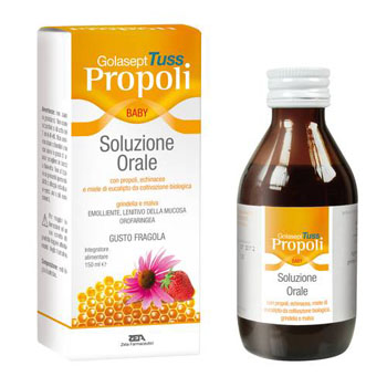 GOLASEPT TUSS PROPOLI BABY SOLUZIONE ORALE 150 ML - Gruppofarmastore.it