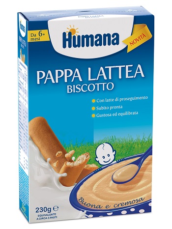 HUMANA PAPPA LATTEA BISCOTTO 230 G - Gruppofarmastore.it