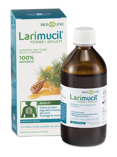 LARIMUCIL TOSSE TOSSE ADULTI SCIROPPO CE 0476V 230 G 175 ML - Gruppofarmastore.it