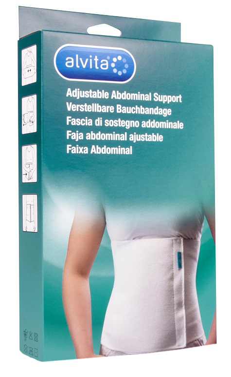 ALVITA FASCIA ADDOMINALE MISURA 1 CIRCONFERENZA 75-95 CM - Gruppofarmastore.it
