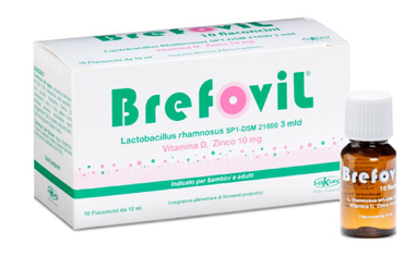 BREFOVIL 10 FLACONCINI MONODOSE DA 10 ML GUSTO LAMPONE - Gruppofarmastore.it