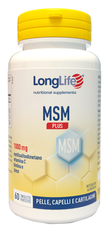 LONGLIFE MSM PLUS 60 TAVOLETTE RIVESTITE DA 1,85 G - Gruppofarmastore.it