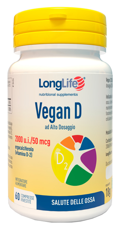 LONGLIFE VEGAN D 60 COMPRESSE - Gruppofarmastore.it