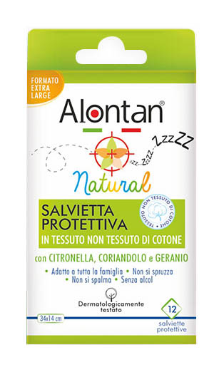 ALONTAN NATURAL SALVIETTA MONOUSO 12 PEZZI - Gruppofarmastore.it