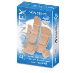CEROTTO PRONTEX SKIN STRIPS 6 FORMATI ASSORTITI ASTUCCIO 40 PEZZI - Gruppofarmastore.it