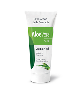 LABORATORIO DELLA FARMACIA ALOE VERA CREMA PIEDI 75 ML - Gruppofarmastore.it