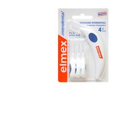 ELMEX INTERDENTAL SCOVOLINO INTERDENTALE 4 MM 6 TESTINE + MANICO - Gruppofarmastore.it