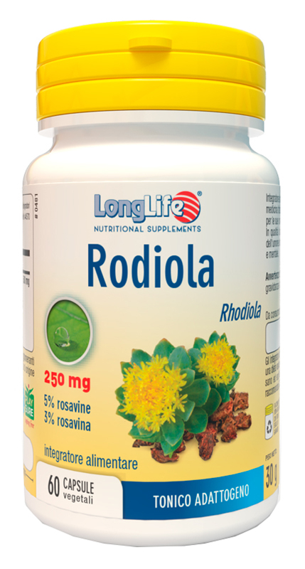 LONGLIFE RODIOLA 60 CAPSULE VEGETALI - Gruppofarmastore.it