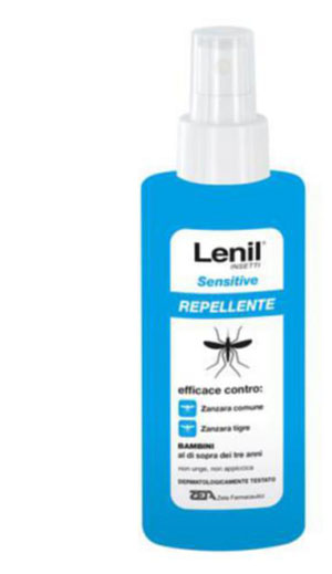 LENIL INSETTI SENSITIVE EMULSIONE ANTIZANZARA IN FLACONE + POMPA DISPENSER 100 ML - Gruppofarmastore.it