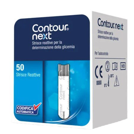 CONTOUR GLICEMIA STRISCE REATTIVE 50 PEZZI - Gruppofarmastore.it