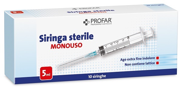 SIRINGA MONOUSO 5 ML PROFAR - Gruppofarmastore.it