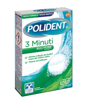 POLIDENT 3 MINUTI 66 COMPRESSE - Gruppofarmastore.it