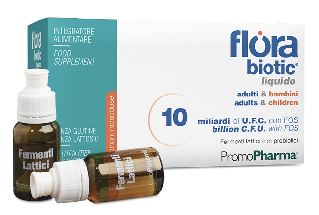 FLORA LIQUIDO ADULTI & BAMBINI 10 FLACONCINI X 10 ML - Gruppofarmastore.it