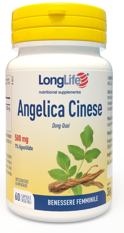 LONGLIFE ANGELICA CINESE 60 CAPSULE VEGETALI - Gruppofarmastore.it