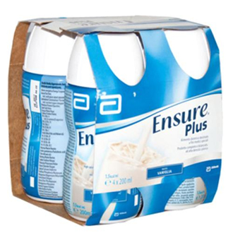 ENSURE PLUS VANIGLIA 4 BOTTIGLIE DA 200 ML - Gruppofarmastore.it