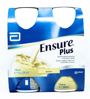 ENSURE PLUS BANANA 4 BOTTIGLIE DA 200 ML - Gruppofarmastore.it