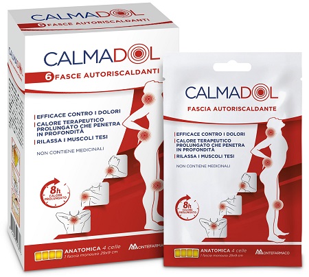 CALMADOL FASCIA RISCALDANTE PACK 6 PEZZI - Gruppofarmastore.it