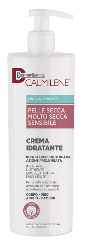 DERMOVITAMINA CALMILENE CREMA IDRATANTE PER PELLE SECCA, MOLTO SECCA O SENSIBILE 500 ML - Gruppofarmastore.it