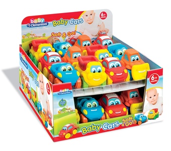 CLEMENTONI MACCHININE SOFT&GO 15 PEZZI - Gruppofarmastore.it