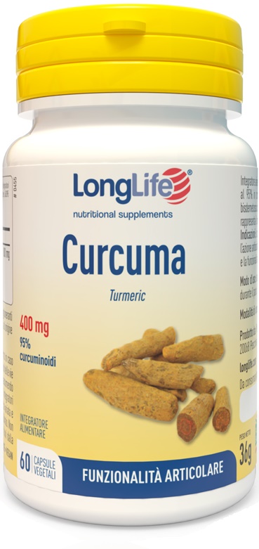 LONGLIFE CURCUMA 60 CAPSULE VEGETALI - Gruppofarmastore.it