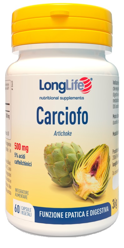 LONGLIFE CARCIOFO 60 CAPSULE VEGETALI - Gruppofarmastore.it